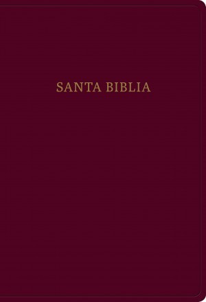 Biblia súper grande. Letra súper gigante. Imitación piel. Rojizo. Índice - RVR60