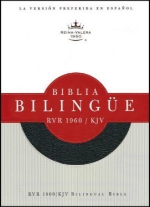 Biblia bilingüe. Piel especial. Negro. Índice - RVR60/KJV