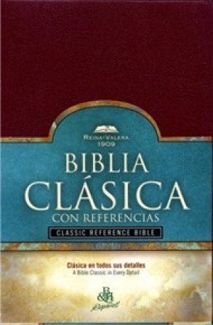 Biblia clásica con referencias. Imitación piel. Rojizo - RVR09