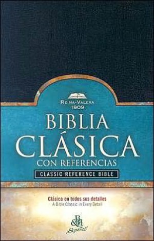 Biblia clásica con referencias. Imitación piel. Negro. Índice - RVR09