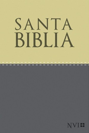 Biblia compacta. 2 tonos. Gris/beige - NVI