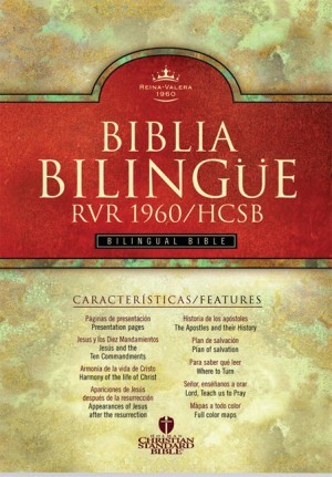 RVR 1960/HCSB Biblia Bilingüe, tapa dura con índice