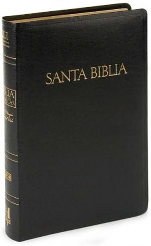 Biblia bilíngüe. Piel especial. Negro - LBLA/NASB