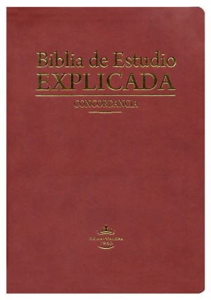 Biblia de estudio explicada. Piel especial. Marrón. Índice - RVR60