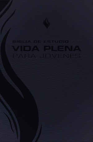 Biblia de estudio vida plena para jóvenes. 2 tonos. Negro - RVR60