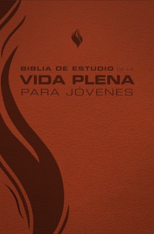 Biblia de estudio vida plena para jóvenes. 2 tonos. Marrón - RVR60