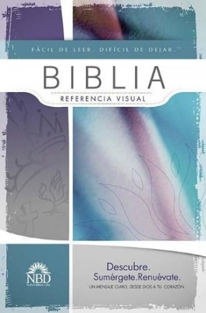 Biblia de referencia visual. Imitación piel. Morado - NBD