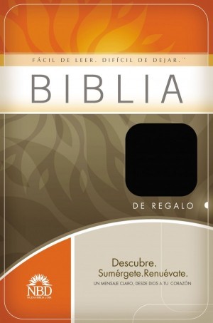 Biblia de regalo. Imitación piel. Negro - NBD