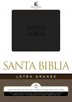 Biblia letra grande. 2 tonos. Negro - RVR60