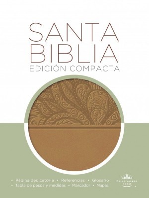 Biblia compacta. 2 tonos. Marrón - RVR60