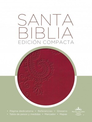 Biblia compacta. 2 tonos. Rojo - RVR60