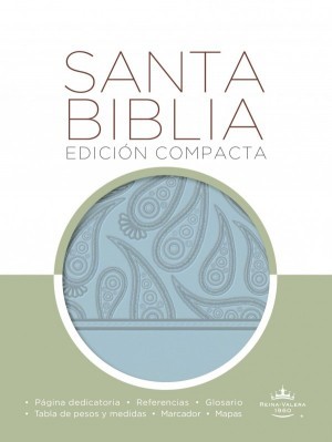 Biblia compacta. 2 tonos. Azul - RVR60