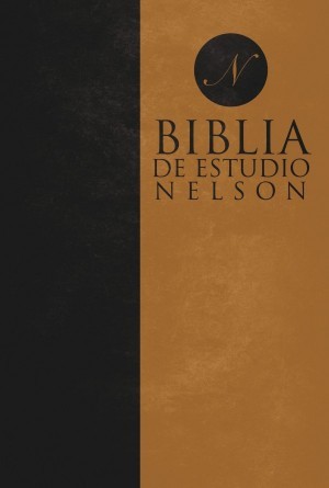Biblia de estudio Nelson. 2 tonos. Rojo/marrón - RVR60