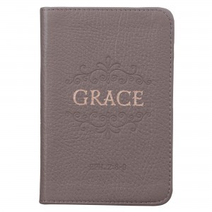 Diario Grace. Piel genuina. Gris