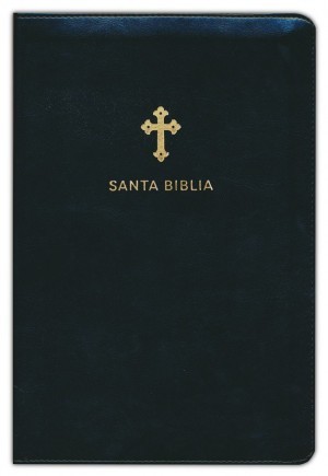 Biblia grande. Letra grande. Imitación piel. Negro. Cremallera - RVR60