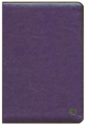 Biblia grande. Letra grande. Imitación piel. Morado. Cremallera - RVR60