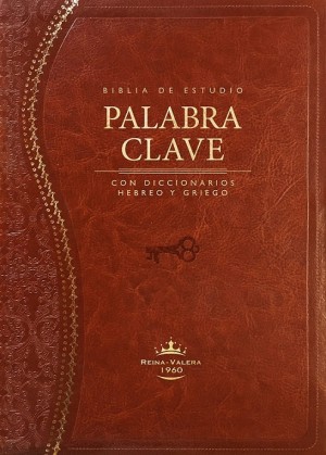 Biblia de estudio Palabra clave. 2 tonos. Marrón. Índice - RVR60