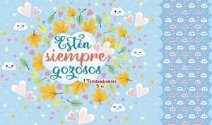Bolsa de regalo Estén siempre gozosos (1 Tesalonicenses 5:16). Papel