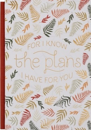 Diario For I know the plans (Jeremías 29:11). Tapa dura. Hojas (inglés)