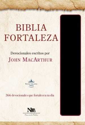 Biblia Fortaleza. Imitación piel. Negro - RVR60