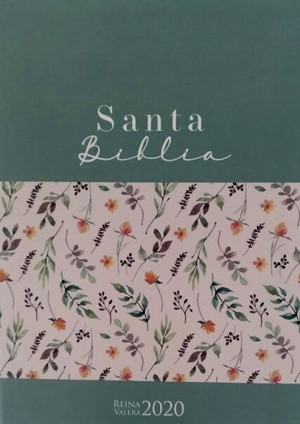 Biblia RVR2020. Rustica Flex. Verde Floral