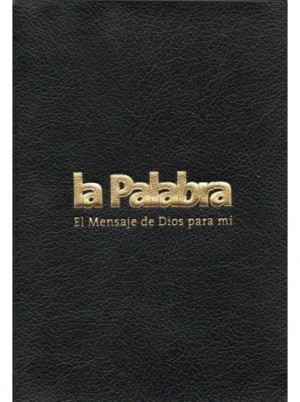 Biblia BLP042sfLG. Bolsillo. Letra grande. Plástico. Negro - LP