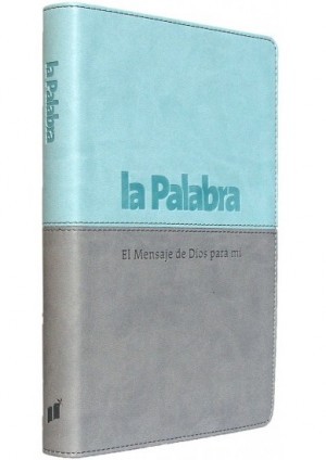 Biblia BLP067. 2 tonos. Azul/gris - LP