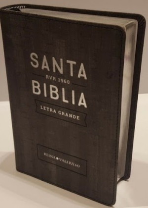 Biblia RVR045cLG. Letra grande. Imitación piel. Negro - RVR60