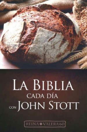 Biblia RVR063. Cada día con John Stott. Plástico impreso - RVR60