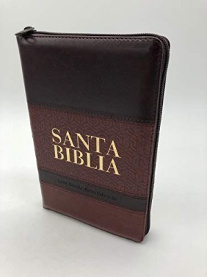 Biblia manual. Letra grande. 2 tonos. Marrón. Índice - RVR60
