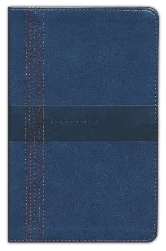 Biblia manual. Letra grande. Ultrafina. 2 tonos. Azul - NBLA